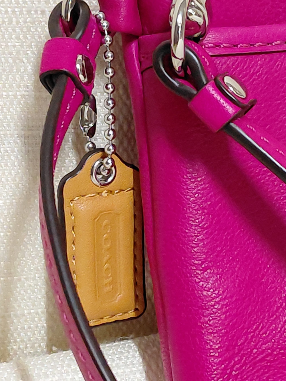 COACH Plum Pink Wristlet Clutch - Picture 2 of 8